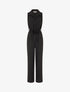 Combinaison droite sans manches style chemise - Noir - 4