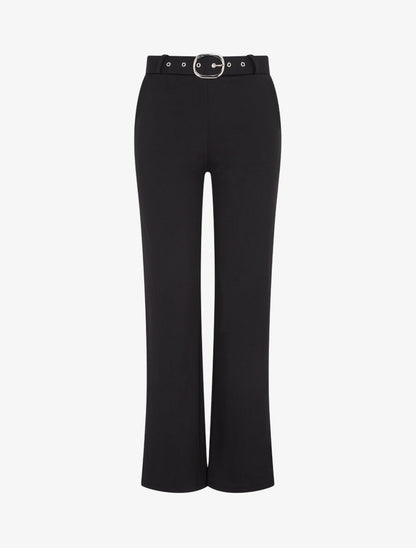 Pantalon long stretch - Noir - 1