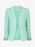 Veste droite à épaulettes - Vert d&