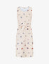 Robe à nouer imprimé coquillages - Beige - 1