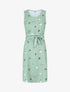 Robe à nouer imprimé coquillages - Vert - 1