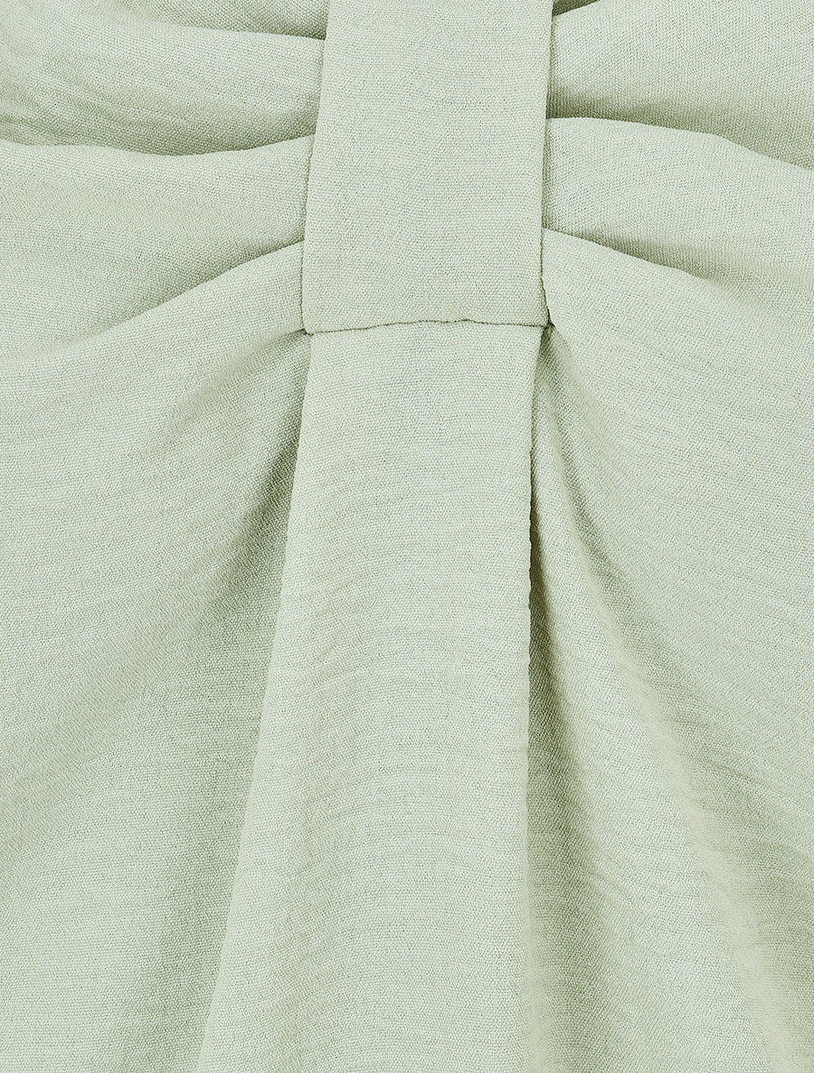 Top sans manches à col V - Vert d&