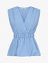 Top empire sans manches uni - Bleu ciel - 1