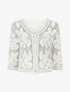 Cardigan uni en crochet - Blanc - 1