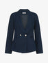 Veste à col smoking - Marine - 1