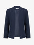 Veste droite à épaulettes - Marine - 1