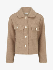 Cappotto corto effetto lana bouclé - Talpa