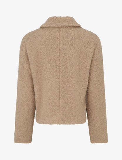 Cappotto corto effetto lana bouclé - Talpa