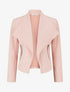 Veste en suédine à poches décoratives zippées - Rose - 1