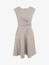 Robe patineuse sans manches à boucle - Taupe clair - 1