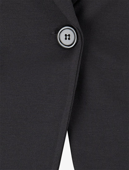 Veste ajustée à col cranté - Noir - 3