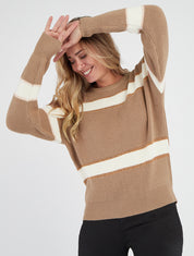 Maglione a righe iridescenti - Talpa
