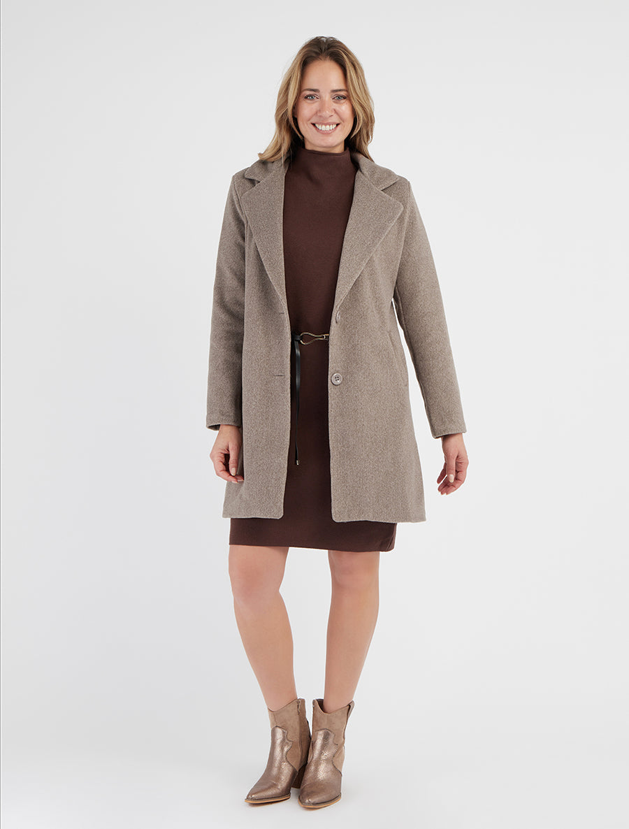 Cappotto lungo dritto - Talpa