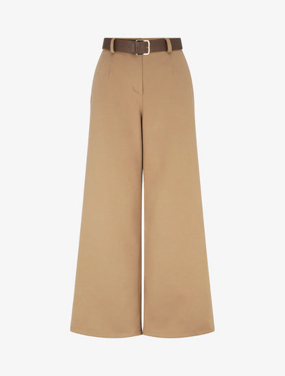 Pantalon uni épais - Camel - 1