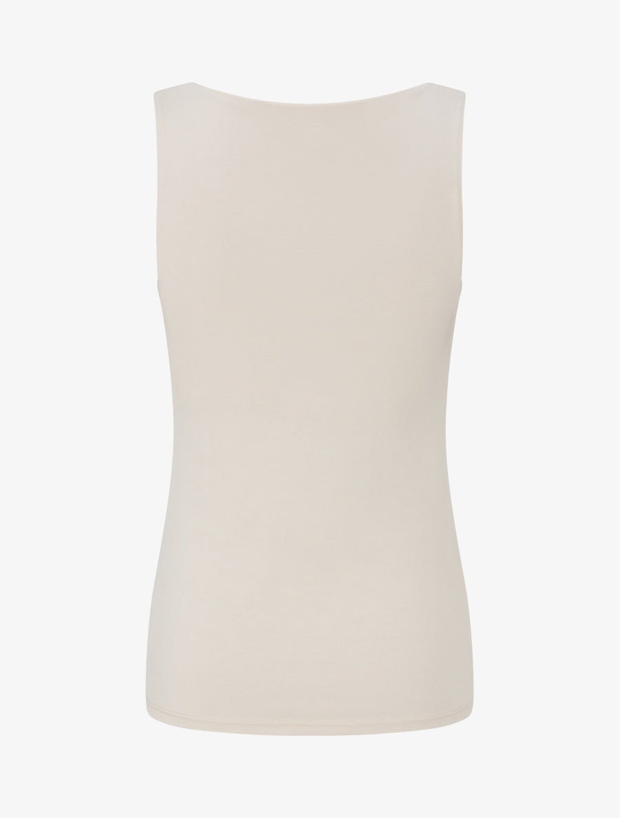 Débardeur classique uni - Beige - 2