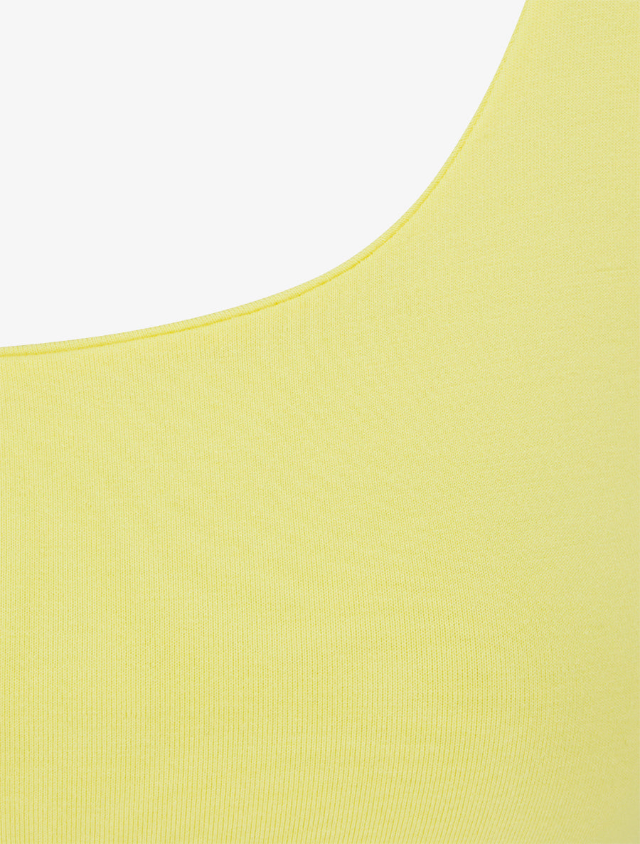 Canotta classica semplice - Giallo