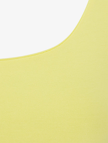 Canotta classica semplice - Giallo