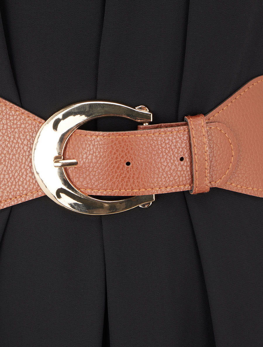 Robe unie en voile sans manches - Noir - 3