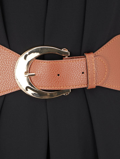 Robe unie en voile sans manches - Noir - 3