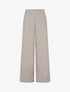 Pantalon ample à sangle et boutons - Taupe - 1