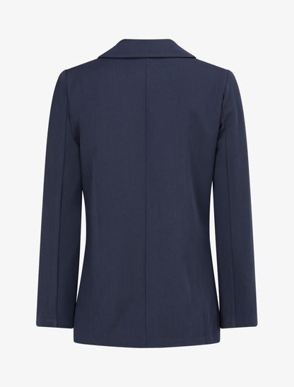 Veste basique cintrée à 2 boutons - Marine - 2