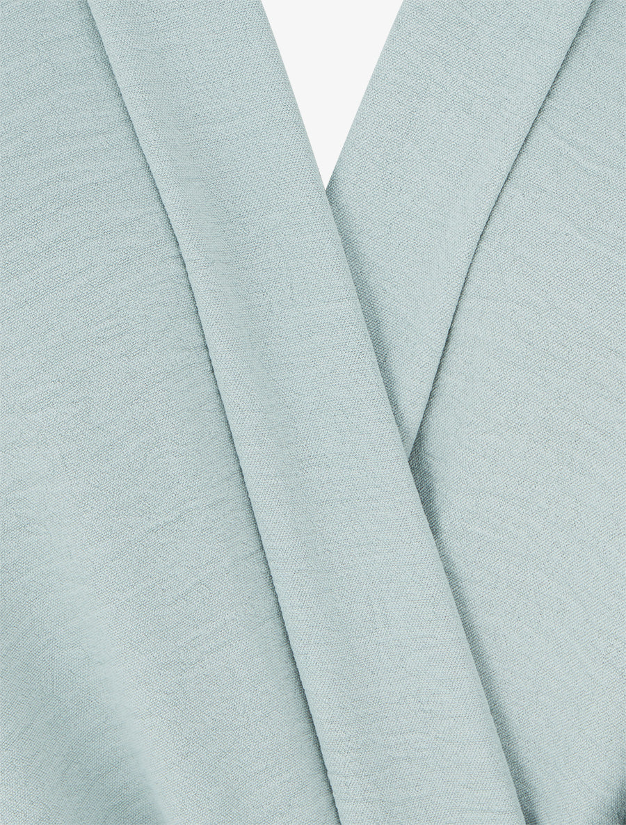 Combinaison sans manches à col cache-coeur - Bleu clair - 3