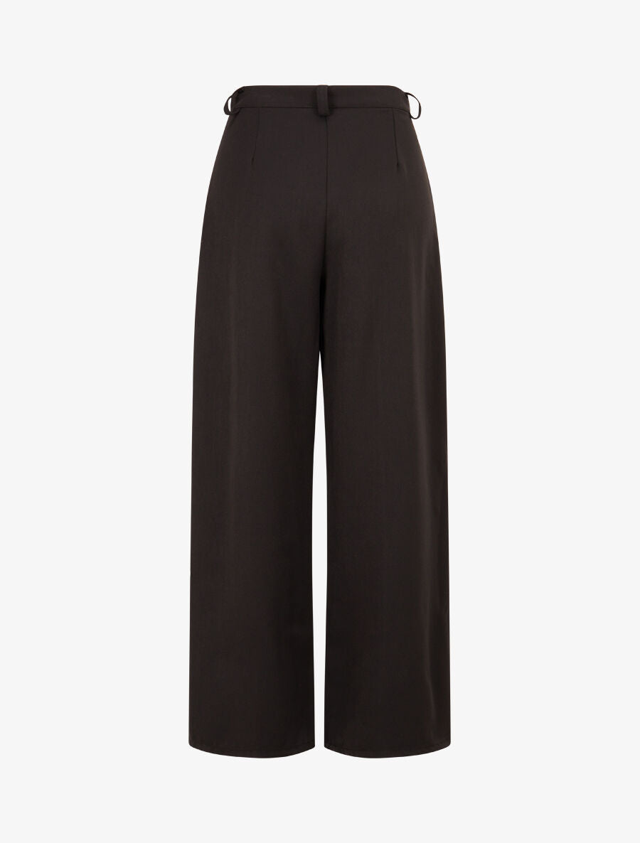 Pantalon de tailleur coupe droite - Noir - 2