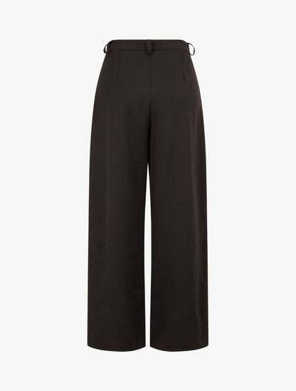 Pantalon de tailleur coupe droite - Noir - 2