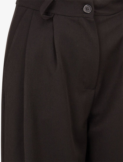 Pantalon de tailleur coupe droite - Noir - 3