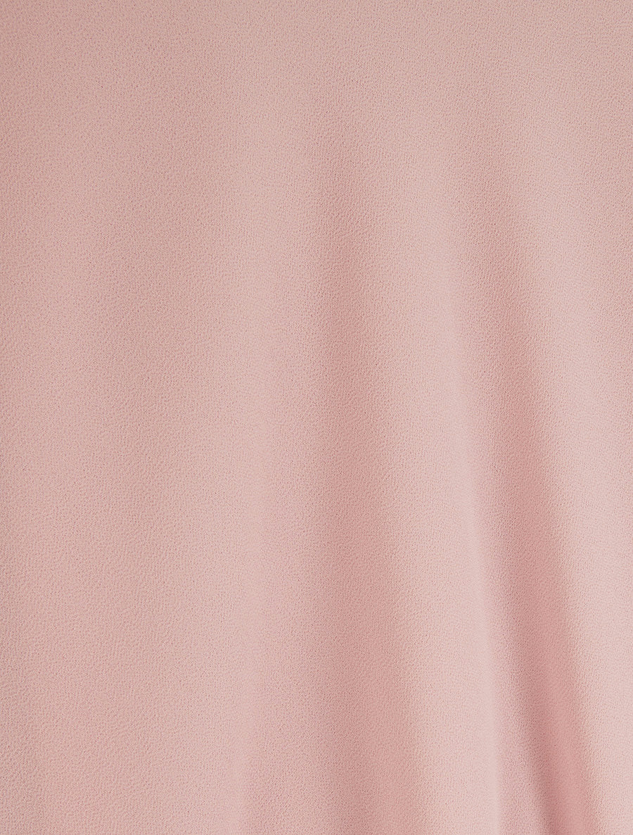 Caraco en voile à bretelles motif coeur - Rose - 3