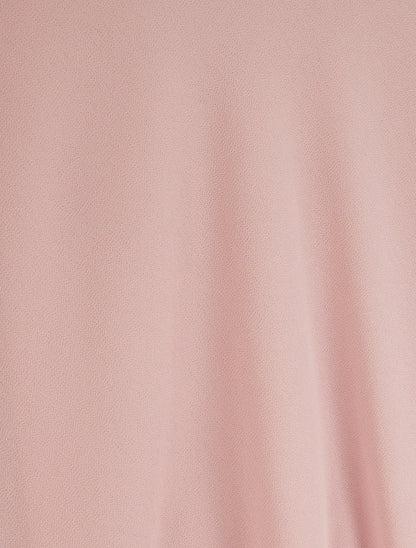 Caraco en voile à bretelles motif coeur - Rose - 3