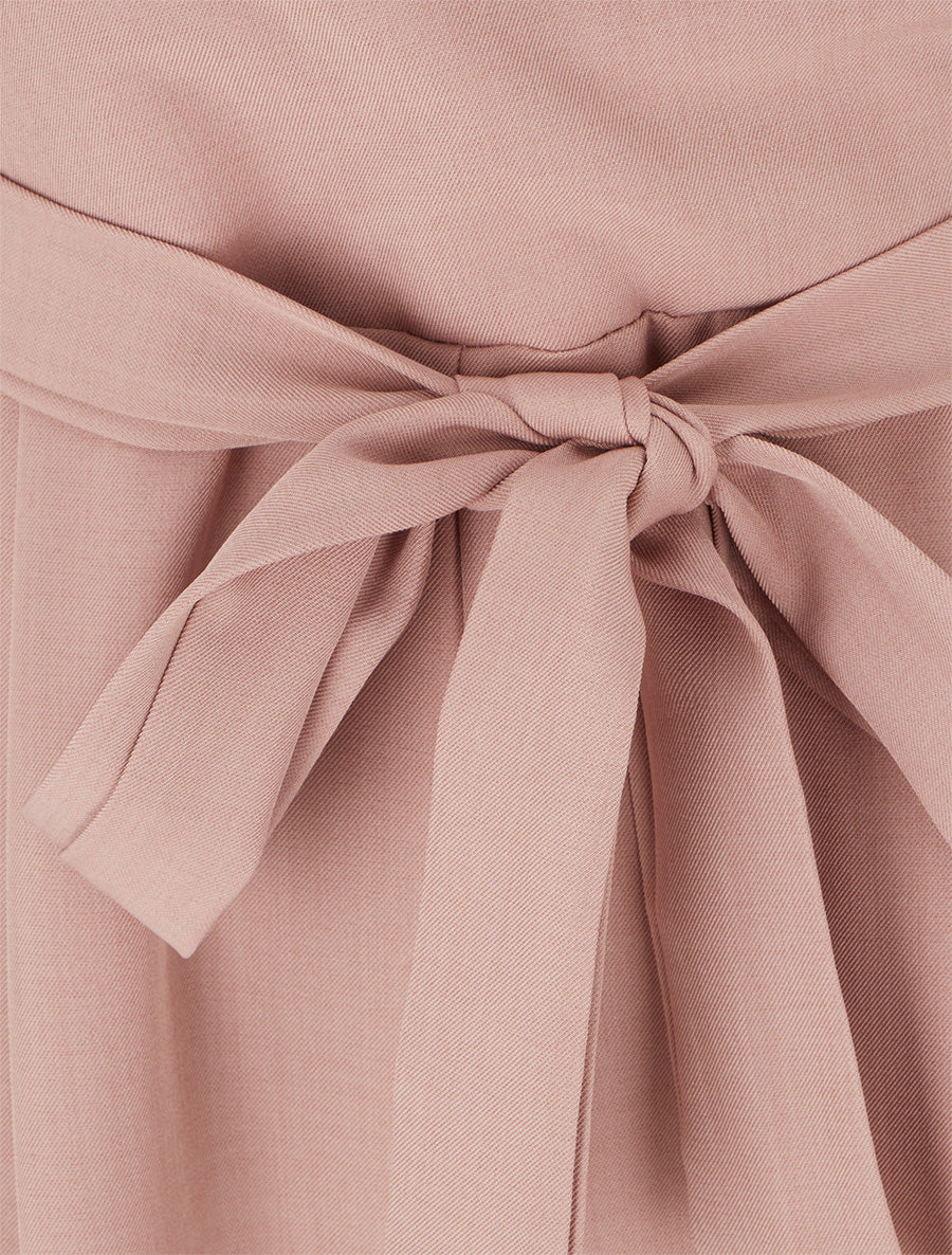 Combinaison droite à fines bretelles - Rose - 3