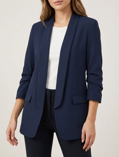 Blazer semplice con maniche arricciate - Marina