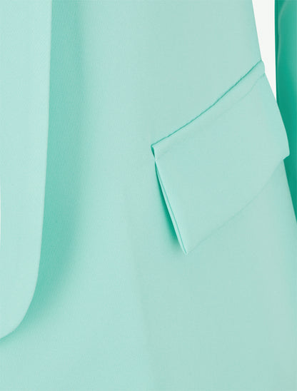 Blazer uni à manches longue - Vert d&