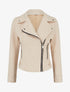 Veste en suédine style perfecto - Beige - 1