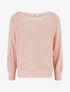Pull ample à motif losange - Rose - 1