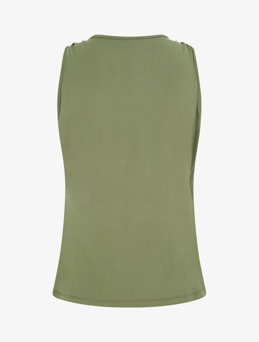 Top classique cache-coeur - Kaki - 2