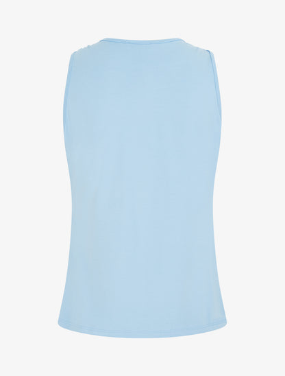 Top classique cache-coeur - Bleu ciel - 2