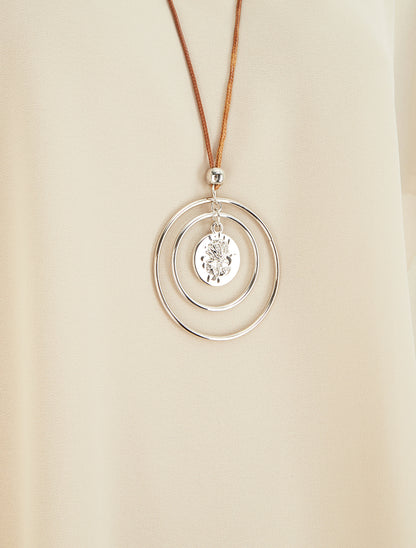 Top droit fluide en voile - Beige - 3