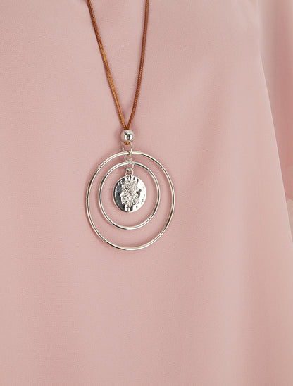 Top droit fluide en voile - Rose - 3