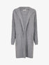 Gilet en maille à capuche - Gris - 5