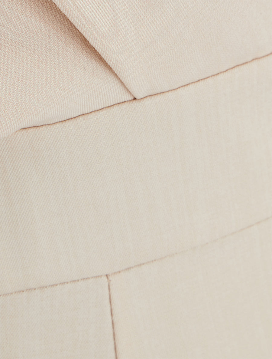 Combishort sans manches à dos ouvert - Beige - 3