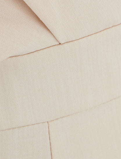 Combishort sans manches à dos ouvert - Beige - 3