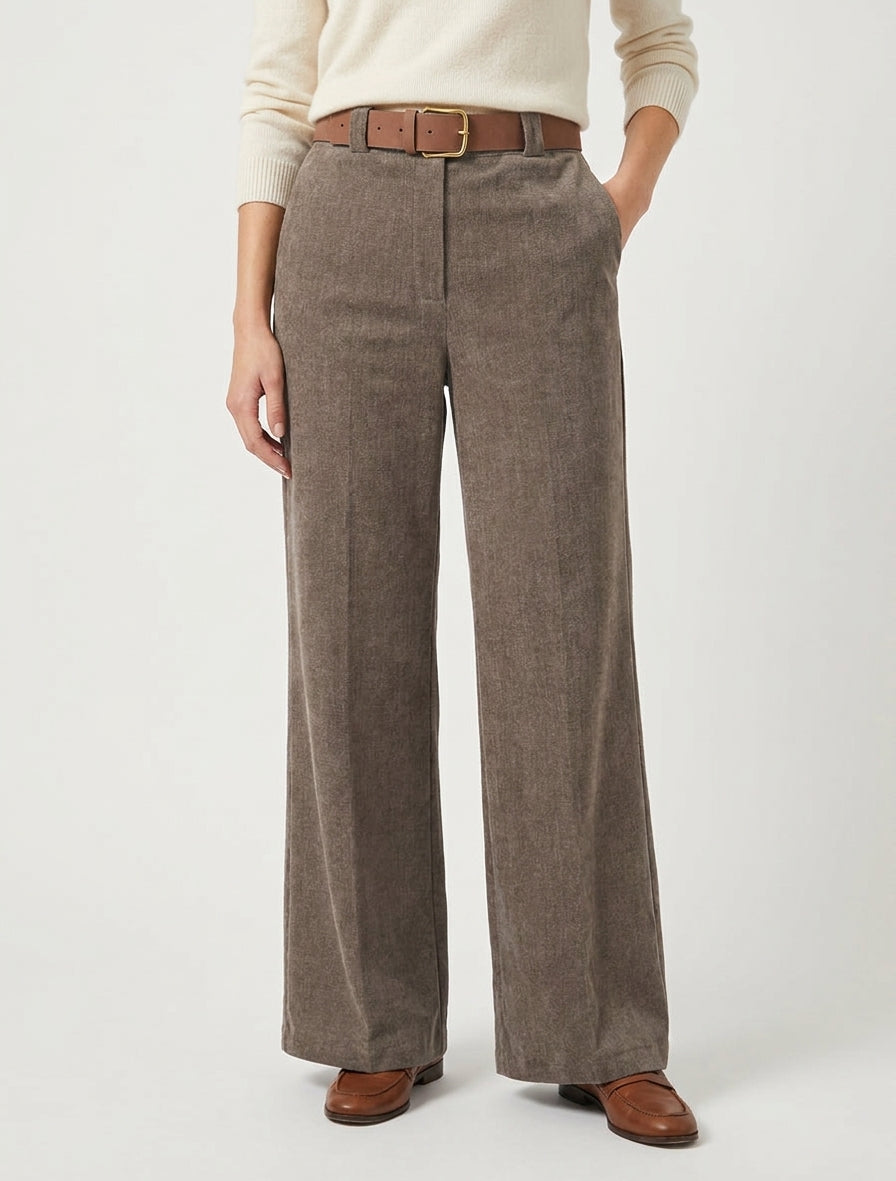 Pantaloni elasticizzati effetto velluto - Talpa