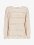 Pull dolman ajouré - Écru - 1