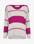 Pull basique bicolore - Violine - 4