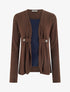 Pull style gilet en trompe l&