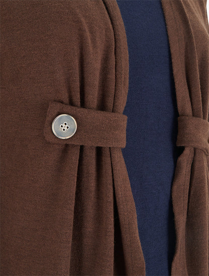 Pull style gilet en trompe l&