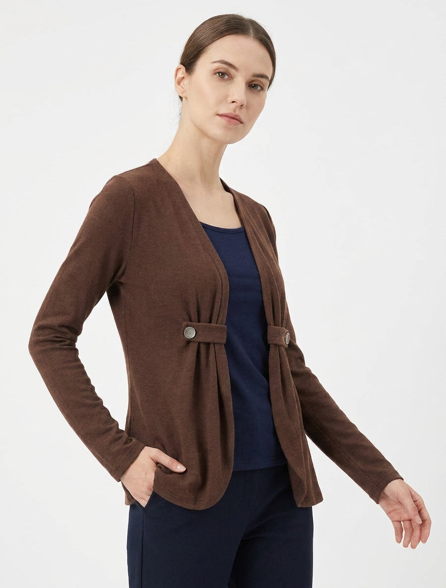 Maglione stile gilet trompe-l&