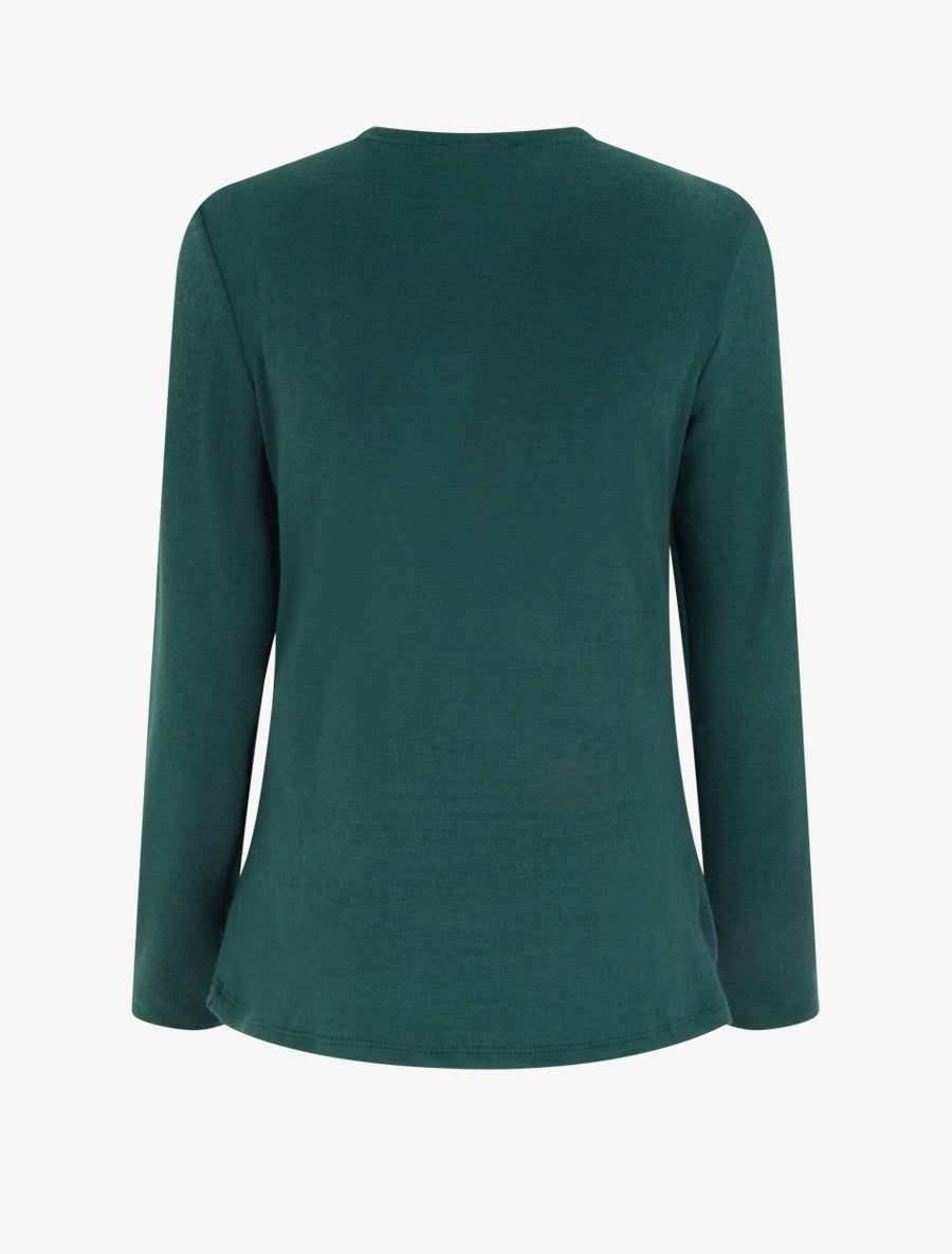 Pull style gilet en trompe l&